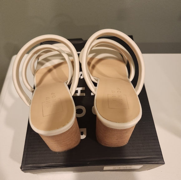 SHUSHOP HEELS color BONE size 6.5 - Picture 8 of 16